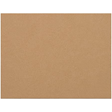 Partners Brand Material Kraft Corrugated Sheets 24 x 36 White Pack