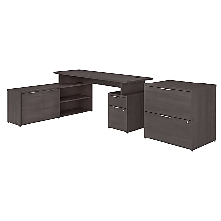 Bush Business Furniture 72 W Jamestown L Shaped Corner Desk With