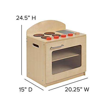 Flash Furniture Childrens Wooden Kitchen Stove 24 12 H x 20 14 W x