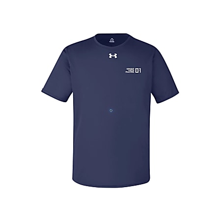 Under Armour mens Team Tech screen printed recycled polyester tee with ...