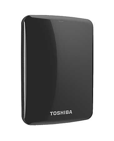 Toshiba Canvio® Connect 500GB Portable External Hard Drive, 8MB Cache, Black
