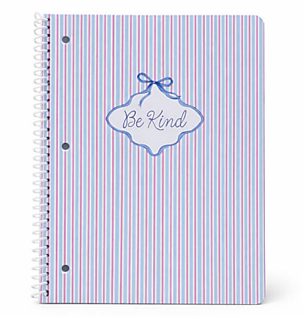 Gartner Studios Spiral Notebook, 8" x 10-1/2", 1 Subject, College Ruled, 70 Sheets, Bow