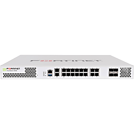 Fortinet FortiGate 200E Network Security/Firewall Appliance - 16 Port - 1000Base-T, 1000Base-X - Gigabit Ethernet - AES (128-bit), AES (256-bit), SHA-256 - 16 x RJ-45 - 4 Total Expansion Slots - 1U - Rack-mountable