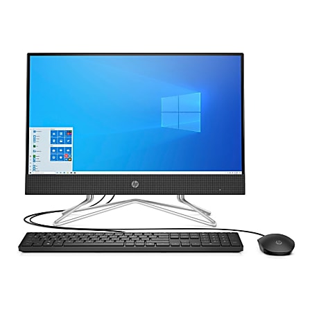 HP 24-cb1144z Refurbished All-In-One Desktop PC, 23.8" Screen, AMD Ryzen 5, 16GB Memory, 1TB Hard Drive/512GB Solid State Drive, Windows® 11 Home