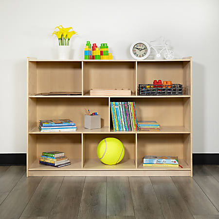 Flash Furniture Wooden School Classroom Storage Cabinet/Cubby,