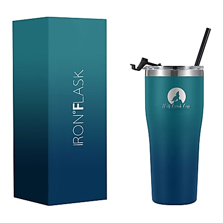 Custom Iron Flask Rover Tumbler, Gradient Colors, 24 Oz