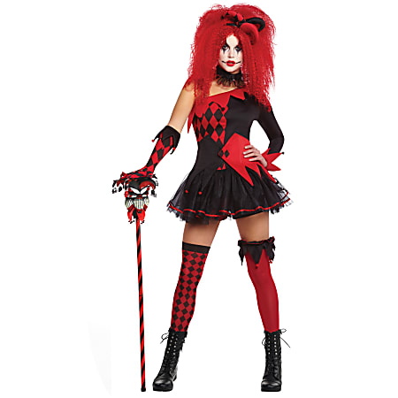 Amscan Jesterina Women's Halloween Costume, Medium