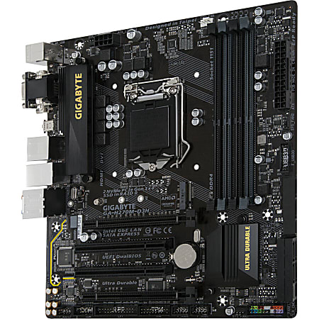 Gigabyte Ultra Durable GA H270M D3H Desktop Motherboard Intel