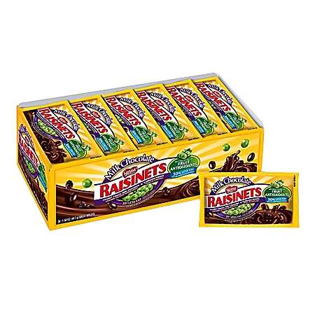 Nestlé® Raisinets, 1.58 Oz, Box Of 36 Bags, Pack Of 15 Boxes