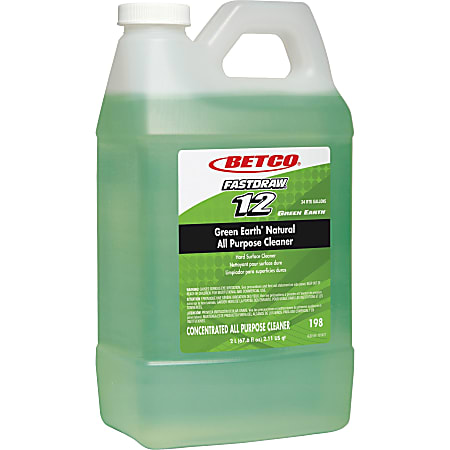 Green Earth FASTDRAW Natural Degreaser - For Carpet, Multi Surface - Concentrate - 67.6 fl oz (2.1 quart) - Clean Scent - 1 Each - Green