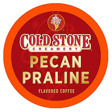 Cold Stone Creamery Single-Serve Coffee K-Cup®, Pecan Praline, Carton Of 24