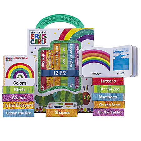 Phoenix International Kids' My First Library Eric Carle Books, Set Of 12 Books