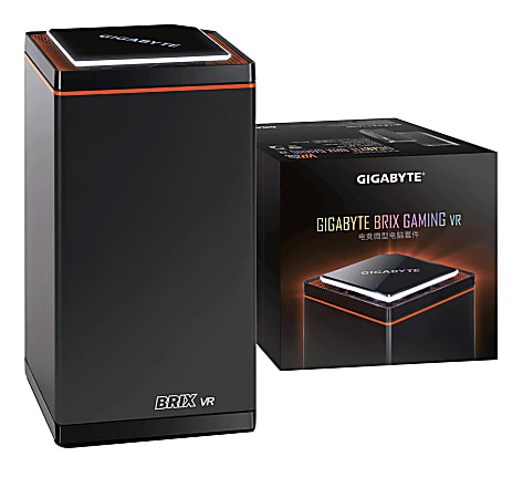 Gigabyte BRIX Gaming VR GB-BNi7HG6-1060 (rev. 1.0) - Barebone - Ultra Compact PC Kit - Mobile Intel HM175 - 1 x Core i7 7700HQ / 2.8 GHz - RAM 0 GB - GF GTX 1060 - GigE