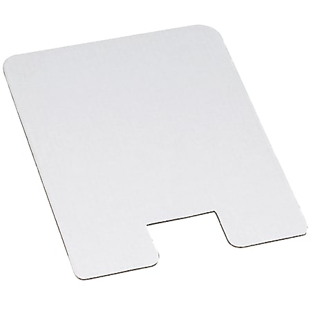 B O X Packaging Ballot Box Header Cards, 10" x 12", White, Pack Of 10