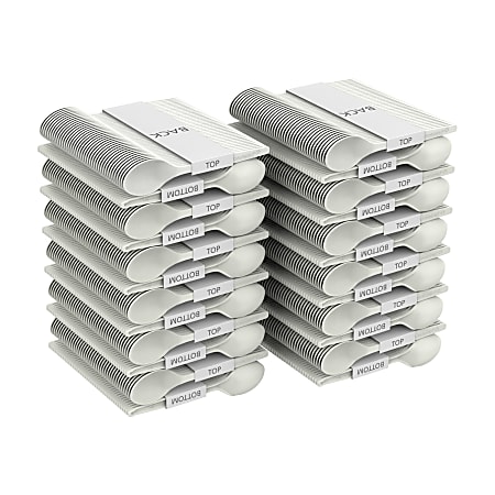 Dixie® Ultra SmartStock Series O Compostable Cutlery, Spoons, White, 40 Spoons Per Refill, Case Of 24 Refills