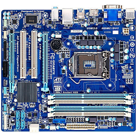 Gigabyte Ultra Durable 4 Classic GA-B75M-D3H Desktop Motherboard - Intel Chipset - Socket H2 LGA-1155