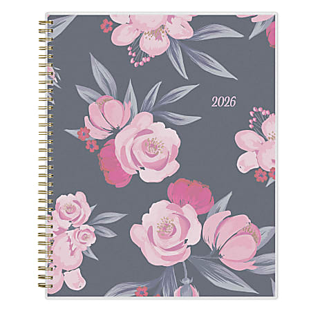 2026 Blue Sky Weekly/Monthly Planner, 8-1/2” x 11”, Mimi Pink, January To December, 137264