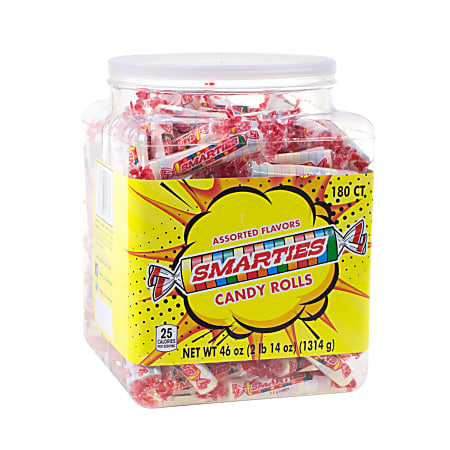Nestle Smarties Candies, Tub Of 180
