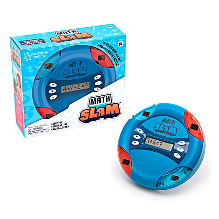Educational Insights Math Slam Handheld Electronic Math Game