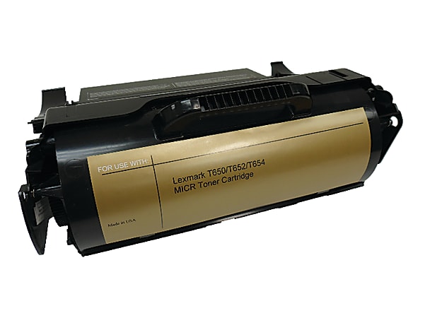 IPW Preserve 745-650-ODP (Lexmark T650H11A) Remanufactured High-Yield Black MICR Toner Cartridge