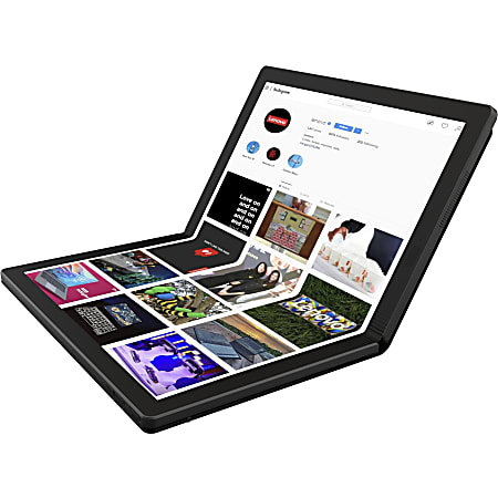 Lenovo ThinkPad X1 Fold 20RK000PUS Tablet - 13.3" QXGA - Core i5 i5-L16G7 Penta-core (5 Core) 1.40 GHz - 8 GB RAM - 256 GB SSD - Windows 10 Home 64-bit - Black - Intel SoC - 2048 x 1536 - 5 Megapixel Front Camera - 8.50 Hours Maximum Battery Run Time