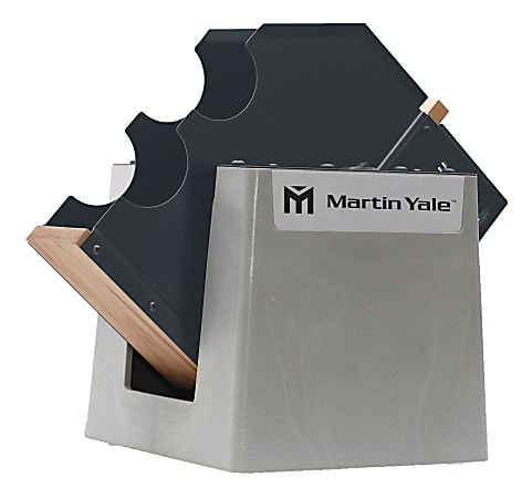 Martin Yale® Premier Tabletop Paper Jogger, Gray/Black/Brown