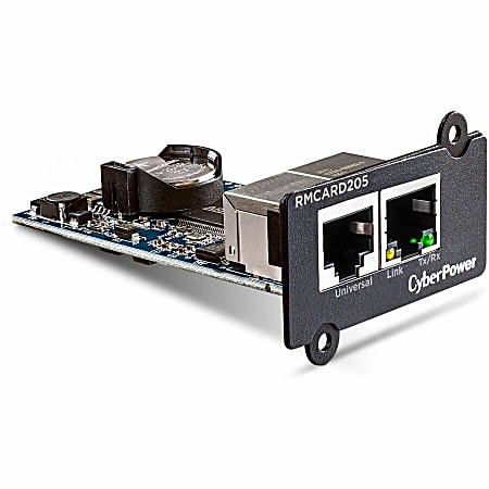 CyberPower RMCARD205 Remote Management Card Black 3YR Warranty Hardware ...