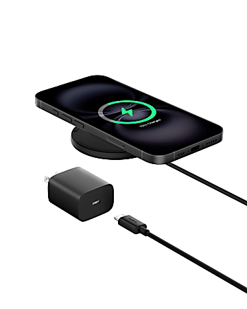 Belkin BoostCharge 15W Wireless Charging Pad, Black
