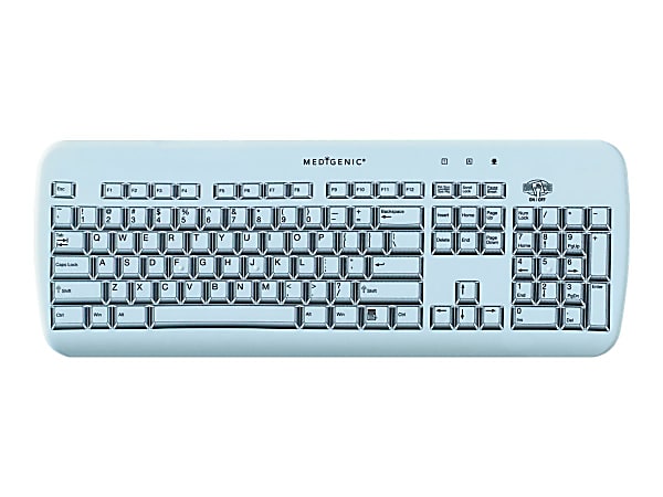 Medigenic Essential - Keyboard - USB - QWERTY - US - light blue