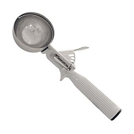 Vollrath No. 6 Disher With Antimicrobial Protection, 5-1/3 Oz, White