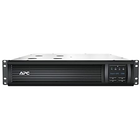 APC Smart-UPS 1500VA LCD RM 2U 120V TAA- Not sold in CO, VT and WA - 2U Rack-mountable - 3 Hour Recharge - 7 Minute Stand-by - 110 V AC Input - 120 V AC Output - 6 x NEMA 5-15R