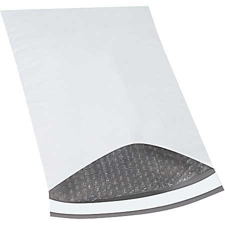 Partners Brand Bubble-Lined Poly Mailers, 10 1/2" x