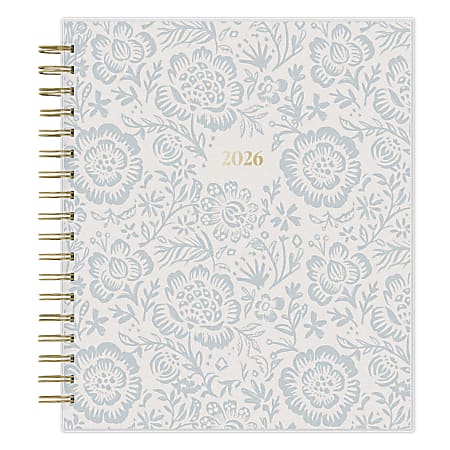 2026 Blue Sky Everygirl Daily/Monthly Planning Calendar, 8” x 10", Sadie Blue Frosted, January To December, 152711