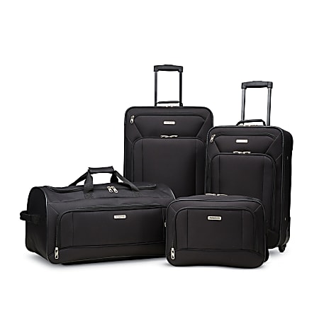 American Tourister® Fieldbrook XLT 4-Piece Luggage Set, Black