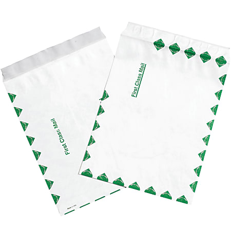 Tyvek® Envelopes, 9" x 12", End Opening, First-Class