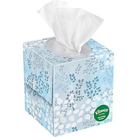 Kleenex 3 Ply Soothing Lotion Tissues White 60 Tissues Per Box Carton ...