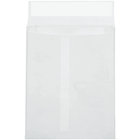 Tyvek® Envelopes, 9" x 12" x 2", End Opening, Plain White, Pack Of 100