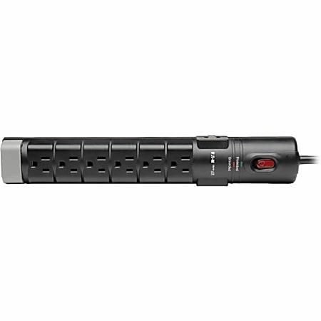 Eaton Tripp Lite Series Surge Protector Power Strip 120V 8 Outlet RJ11 6' Cord 2160 Joule - Surge protector - output connectors: 8 -  - TLP806TEL