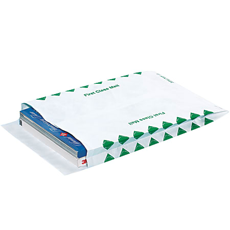 Tyvek® Envelopes, Expandable, 10" x 13" x 1 1/2", End Opening, First-Class White, Pack Of 100
