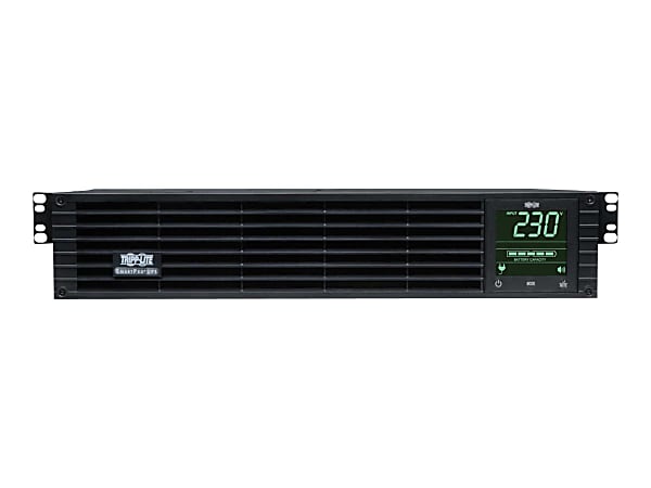 Tripp Lite UPS 1500VA 1350W 230V Line-Interactive UPS - 8 C13 Outlets, C14 Input, Network Card Option, LCD, USB, DB9, 2U - SMX1500XLRT2U