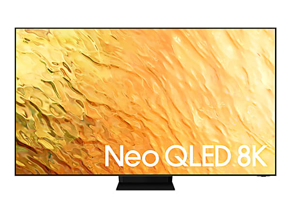 Samsung QN75QN800BF - 75" Diagonal Class (74.5" viewable) - QN800B Series LED-backlit LCD TV - Neo QLED - Smart TV - Tizen OS - 8K (4320p) 7680 x 4320 - HDR - Quantum Mini LED - stainless steel
