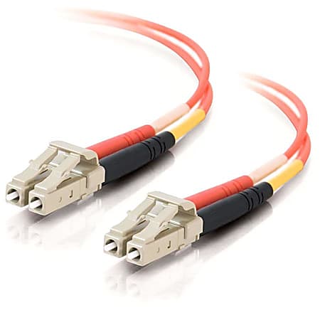 C2G 3m LC-LC 50/125 OM2 Duplex Multimode Fiber Optic Cable (Plenum-Rated) - Orange - LC Male - LC Male - 9.84ft - Orange