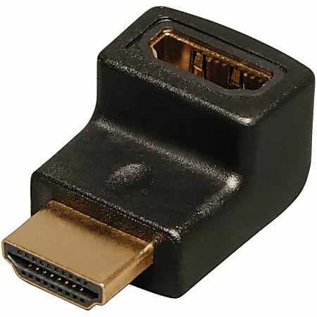 Eaton Tripp Lite Series HDMI Right Angle Up Adapter/Coupler (M/F), Black, P142000UP