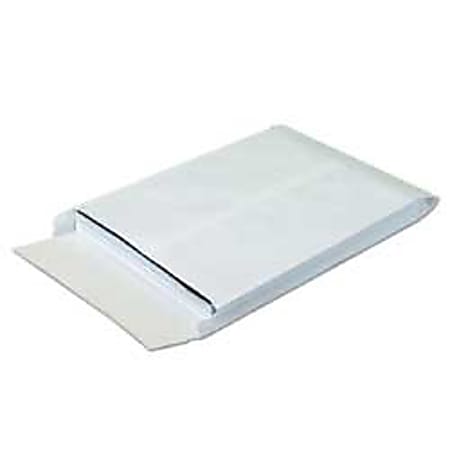 SHIP-LITE® Envelopes, Expandable, 10" x 13" x 1 1/2", End Opening, White, Pack Of 100