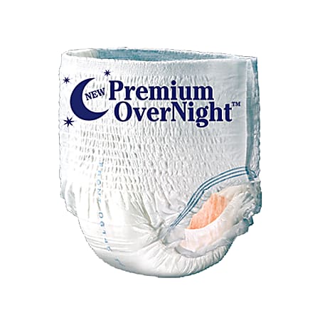 Tranquility® Premium OverNight™ Disposable Absorbent Underwear, Small, 22"-36", 80-125 Lb, White, Pack Of 20