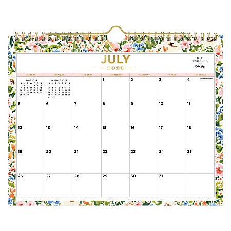 2026–2027 Blue Sky DD Ashley Cottage Wirebound Wall Calendar, 11 x 8.75, Ashley Cottage, Academic Year, 158658