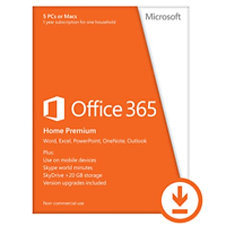 Microsoft Office 365 Home Premium - 1 Year , Download Version