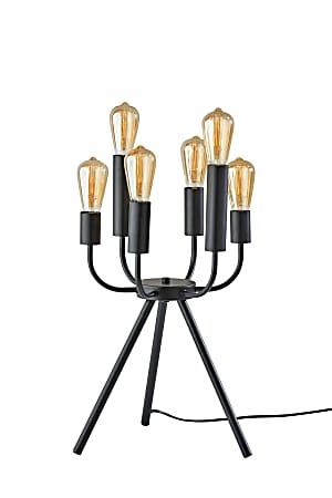 Adesso Rory Table Lamp, 23-1/2”H, Black
