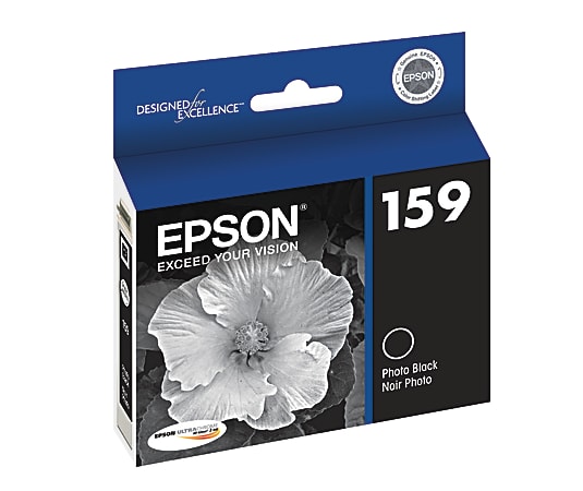 T159120 (159) UltraChrome Hi-Gloss 2 Ink, Photo Black T159120 (159) UltraChrome Hi-Gloss 2 Ink, Photo Black