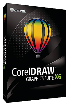 CorelDRAW® Graphics Suite X6, For PC, Traditional Disc